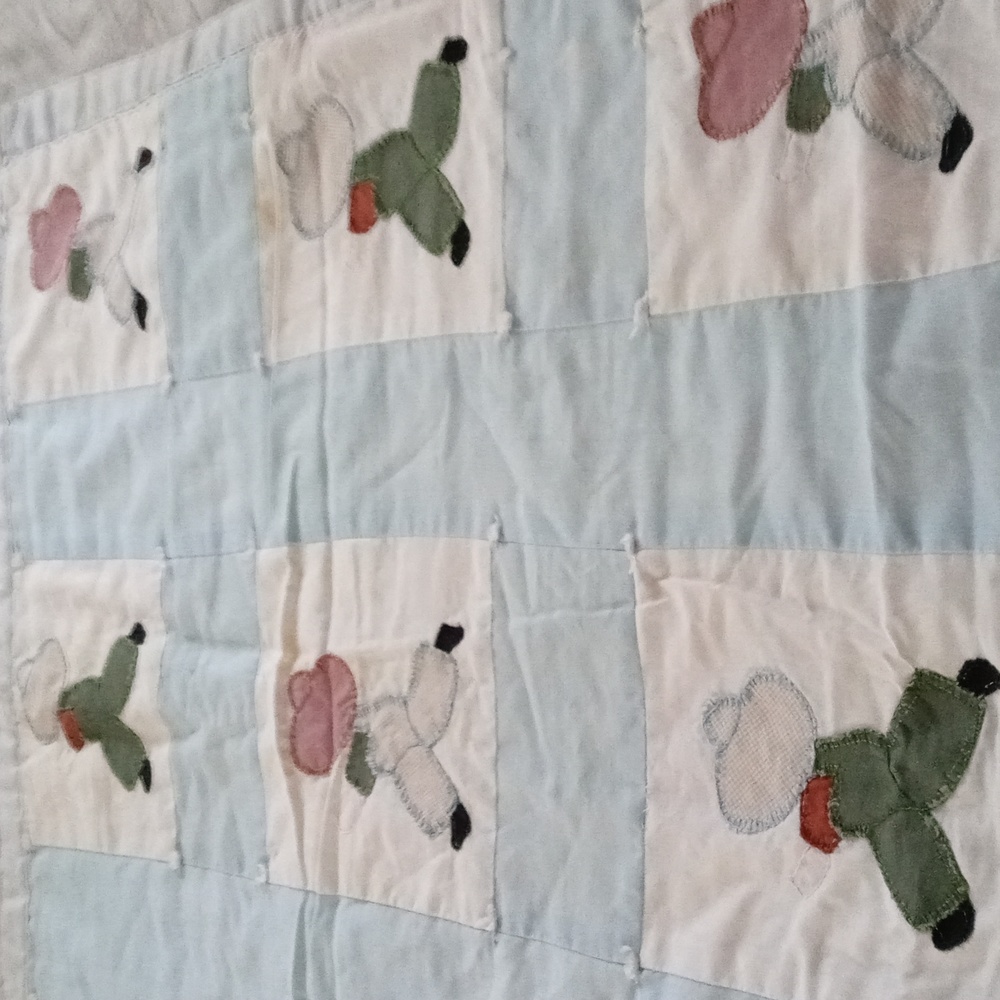 Vintage Hand Stitched Patchwork Quilt